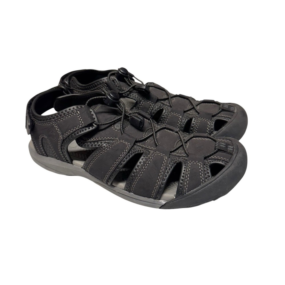 Khombu Travis Sandals Mens 8 M‎ Black Active Water Shoes Fisherman Hiking Beach